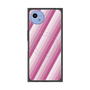 プレミアムスクエアケース with SnapMag［ Middle Stripe - Pink ］