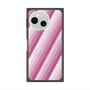 プレミアムスクエアケース with SnapMag［ Middle Stripe - Pink ］