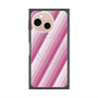プレミアムスクエアケース with SnapMag［ Middle Stripe - Pink ］