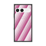 プレミアムスクエアケース with SnapMag［ Middle Stripe - Pink ］