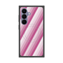 プレミアムスクエアケース with SnapMag［ Middle Stripe - Pink ］