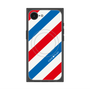 プレミアムスクエアケース with SnapMag［ Big Stripe - Red × Blue ］