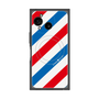 プレミアムスクエアケース with SnapMag［ Big Stripe - Red × Blue ］