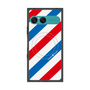 プレミアムスクエアケース with SnapMag［ Big Stripe - Red × Blue ］