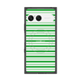 プレミアムスクエアケース with SnapMag［ Small Border - Green ］