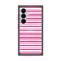 プレミアムスクエアケース with SnapMag［ Small Border - Pink ］