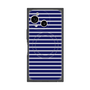 プレミアムスクエアケース with SnapMag［ Middle Border - Blue ］