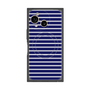 プレミアムスクエアケース with SnapMag［ Middle Border - Blue ］