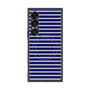 プレミアムスクエアケース with SnapMag［ Middle Border - Blue ］