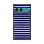 プレミアムスクエアケース with SnapMag［ Middle Border - Blue ］