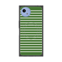 プレミアムスクエアケース with SnapMag［ Middle Border - Green ］