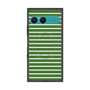 プレミアムスクエアケース with SnapMag［ Middle Border - Green ］