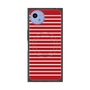 プレミアムスクエアケース with SnapMag［ Middle Border - Red ］