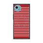 プレミアムスクエアケース with SnapMag［ Middle Border - Red ］
