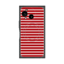 プレミアムスクエアケース with SnapMag［ Middle Border - Red ］