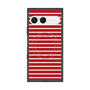 プレミアムスクエアケース with SnapMag［ Middle Border - Red ］