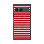プレミアムスクエアケース with SnapMag［ Middle Border - Red ］