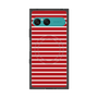 プレミアムスクエアケース with SnapMag［ Middle Border - Red ］