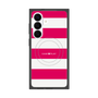 プレミアムスクエアケース with SnapMag［ Big Border - Pink ］