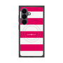プレミアムスクエアケース with SnapMag［ Big Border - Pink ］