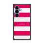 プレミアムスクエアケース with SnapMag［ Big Border - Pink ］