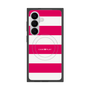 プレミアムスクエアケース with SnapMag［ Big Border - Pink ］