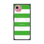 プレミアムスクエアケース with SnapMag［ Big Border - Green ］