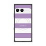 プレミアムスクエアケース with SnapMag［ Big Border - Purple ］