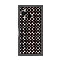 プレミアムスクエアケース with SnapMag［ Small Dot - Black ］