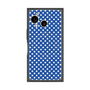 プレミアムスクエアケース with SnapMag［ Small Dot - Blue ］