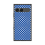 プレミアムスクエアケース with SnapMag［ Small Dot - Blue ］