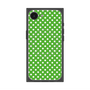 プレミアムスクエアケース with SnapMag［ Small Dot - Green ］