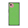 プレミアムスクエアケース with SnapMag［ Small Dot - Green ］