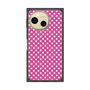プレミアムスクエアケース with SnapMag［ Small Dot - Pink ］