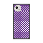 プレミアムスクエアケース with SnapMag［ Small Dot - Purple ］