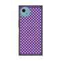 プレミアムスクエアケース with SnapMag［ Small Dot - Purple ］