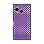 プレミアムスクエアケース with SnapMag［ Small Dot - Purple ］