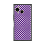 プレミアムスクエアケース with SnapMag［ Small Dot - Purple ］