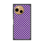 プレミアムスクエアケース with SnapMag［ Small Dot - Purple ］