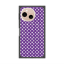 プレミアムスクエアケース with SnapMag［ Small Dot - Purple ］