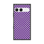 プレミアムスクエアケース with SnapMag［ Small Dot - Purple ］
