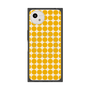 プレミアムスクエアケース with SnapMag［ Big Dot - Yellow ］