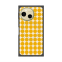 プレミアムスクエアケース with SnapMag［ Big Dot - Yellow ］