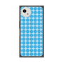 プレミアムスクエアケース with SnapMag［ Big Dot - Blue ］