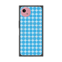 プレミアムスクエアケース with SnapMag［ Big Dot - Blue ］