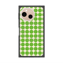 プレミアムスクエアケース with SnapMag［ Big Dot - Green ］