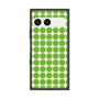 プレミアムスクエアケース with SnapMag［ Big Dot - Green ］