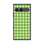 プレミアムスクエアケース with SnapMag［ Big Dot - Green ］