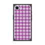 プレミアムスクエアケース with SnapMag［ Big Dot - Purple ］