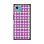 プレミアムスクエアケース with SnapMag［ Big Dot - Purple ］